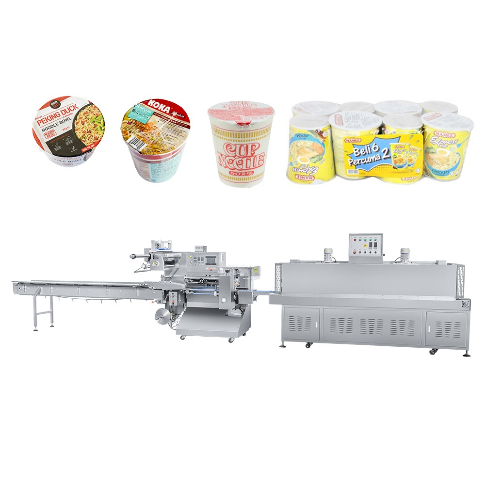 Bowl Noodle and Cup Noodle Shrink Packing Machine - Bostar Packing Machine