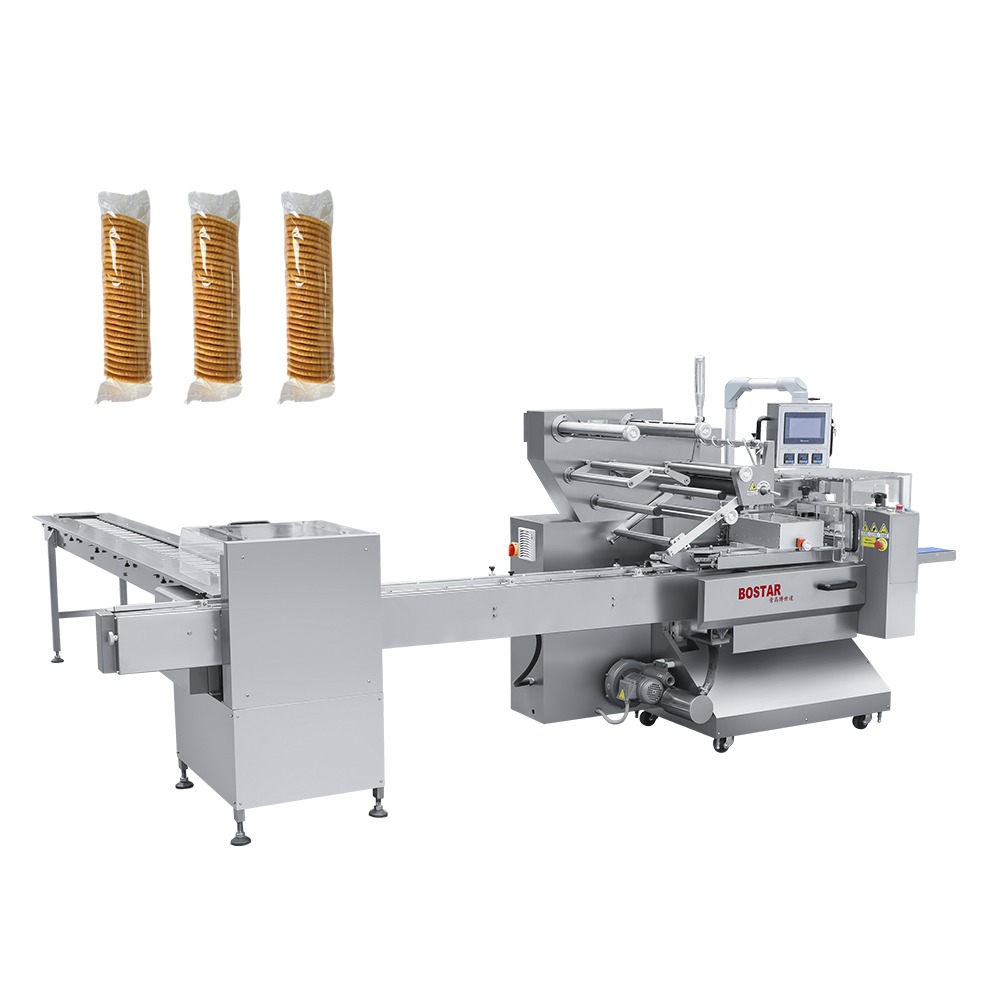Biscuit On-edge Packing Machine - Bostar Packing Machine